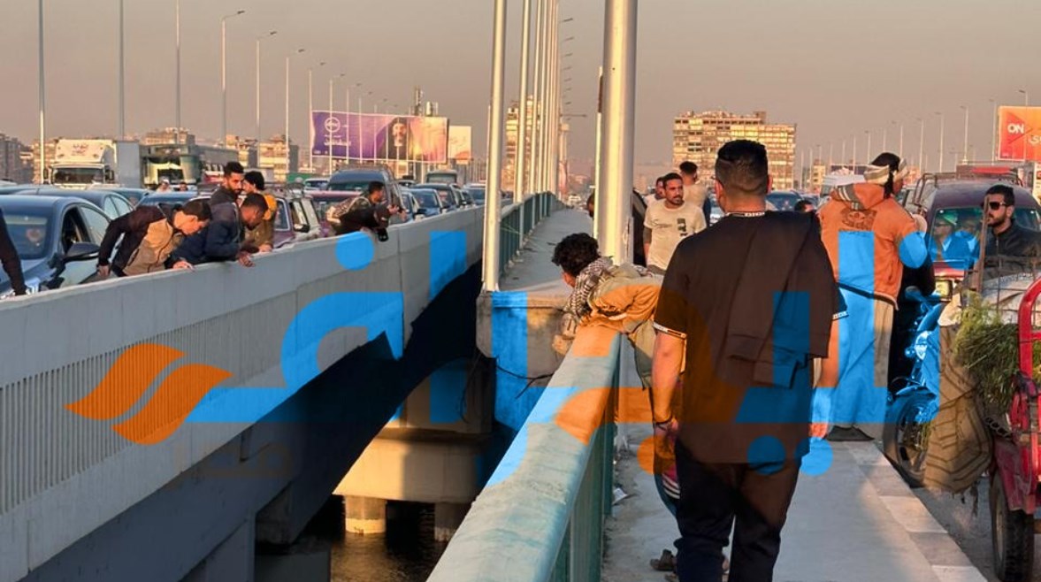سقوط شاب من أعلى الطريق الدائري سقوط شاب من أعلى الطريق الدائري