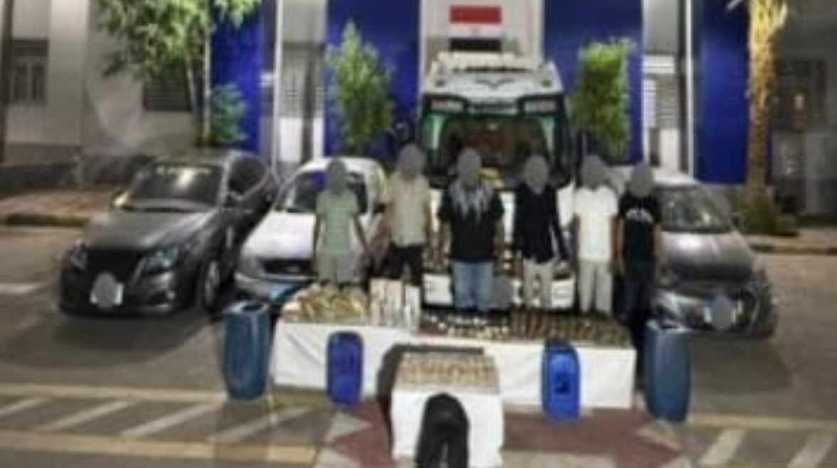 المتهمين والمضبوطات المتهمين والمضبوطات