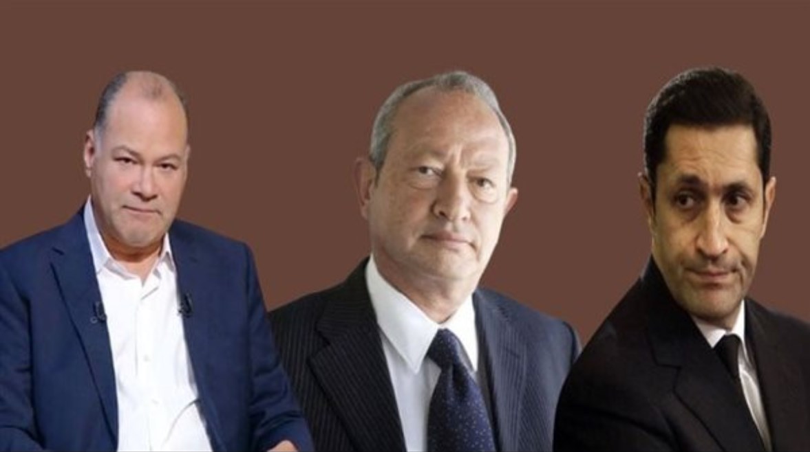 علاء مبارك ونجيب ساويرس ونشأت الديهي علاء مبارك ونجيب ساويرس ونشأت الديهي