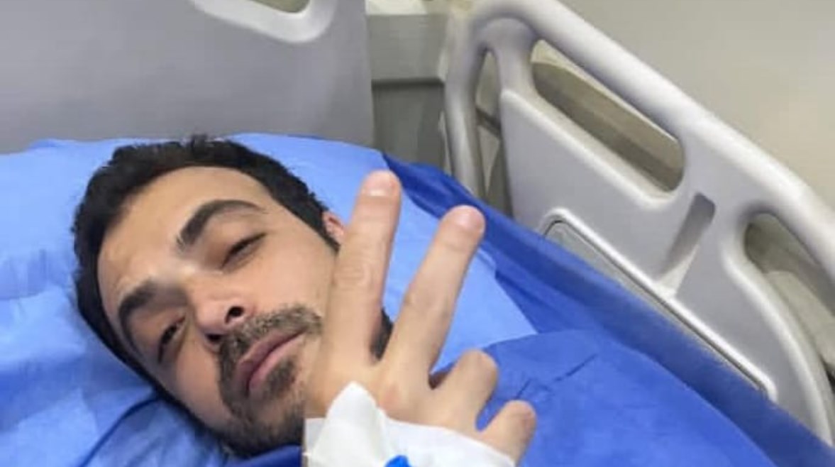 أحمد خالد أمين من داخل المستشفى أحمد خالد أمين من داخل المستشفى