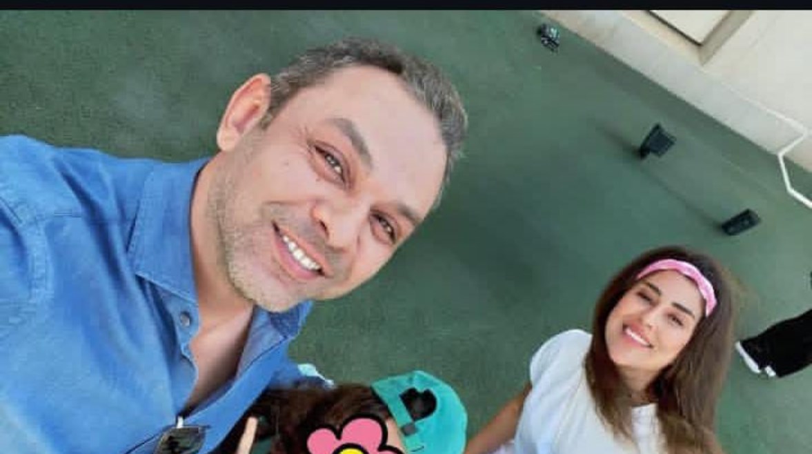 أيتن عامر مع طليقها محمد عز العرب وأولادهم أيتن عامر مع طليقها محمد عز العرب وأولادهم