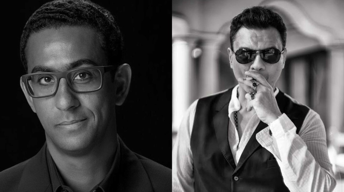 عباس أبو الحسن مع مروان حامد