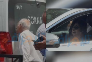  زوجة الفنان الراحل لطفي لبيب وأحد أصدقائه