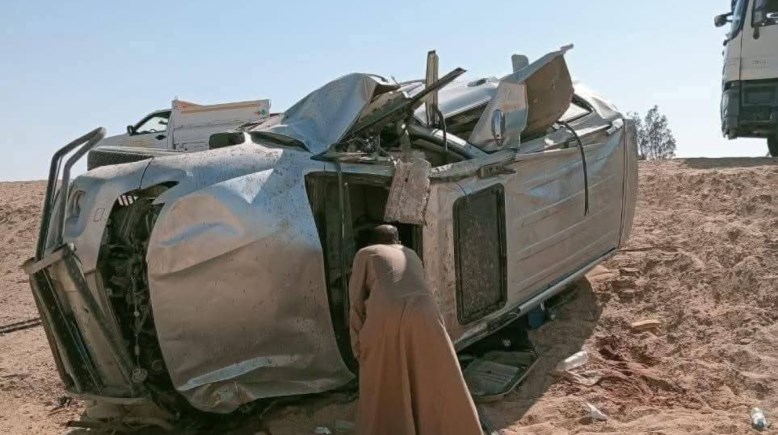 جانب من الحادث اليوم