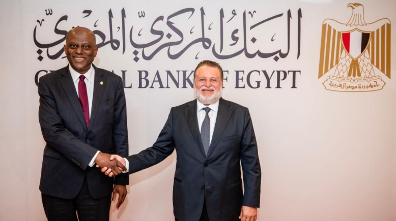 محافظ البنك المركزي حسن عبدالله مع نظيره النيجيري