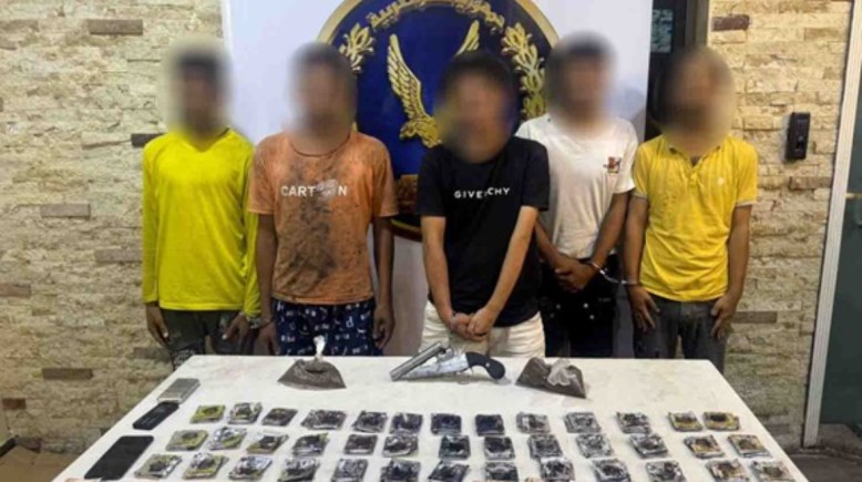 المتهمون بعد ضبطهم  المتهمون بعد ضبطهم