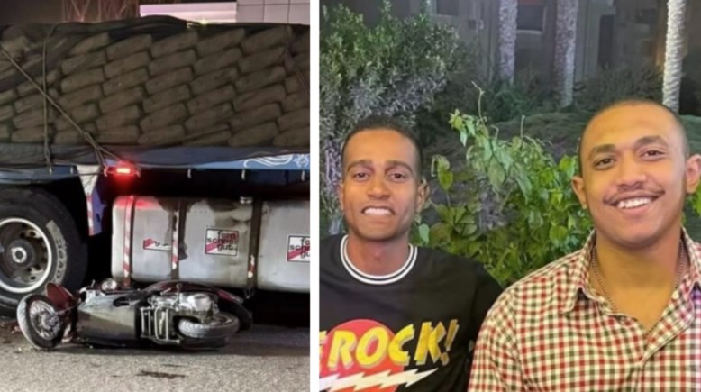 الضحايا وجانب من الحادث 