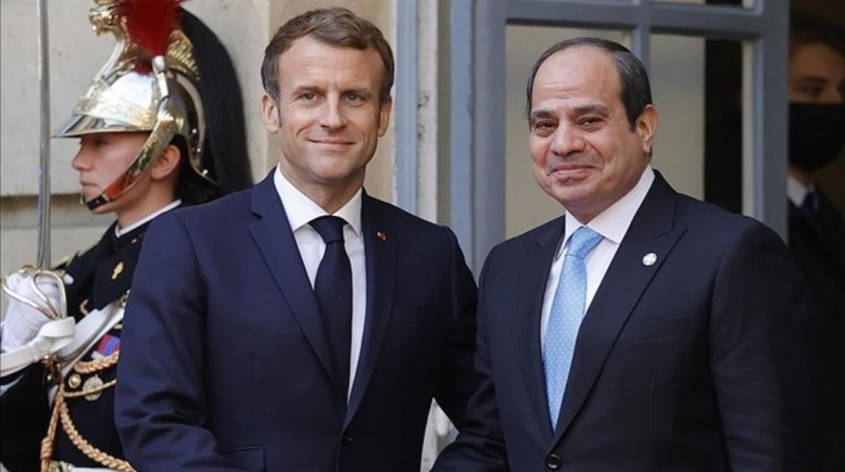الرئيس السيسي والرئيس الفرنسي ماكرون 
