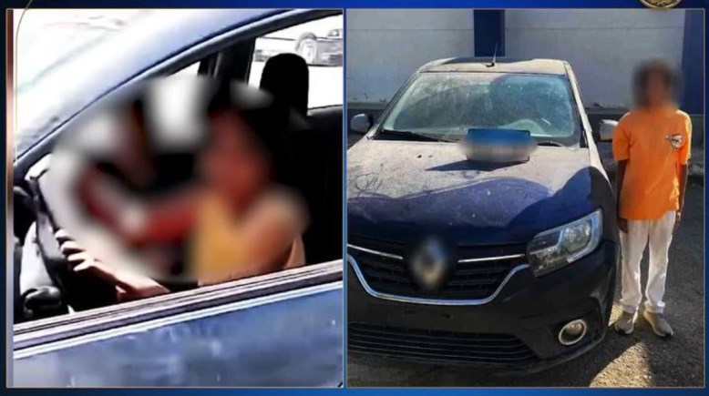 ضبط طالب يقود سيارة دون لوحة أمامية ببني سويف.. ووالده يكشف التفاصيل