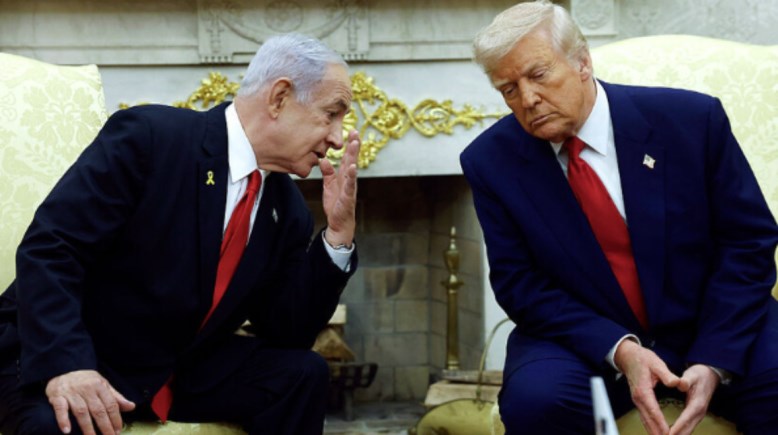 الرئيس الأمريكي دونالد ترامب ورئيس الوزراء الإسرائيلي بنيامين نتنياهو