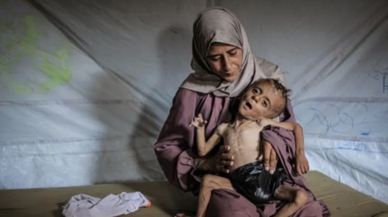 صورة معبرة عن الوضع في غزة
