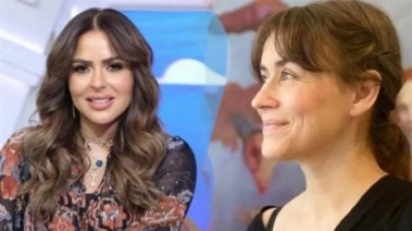 الفنانة الدنماركية ليزا لاك نيلسون ومها الصغير