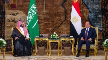 الرئيس عبد الفتاج السيسي وولي العهد السعودي محمد بن سلمان