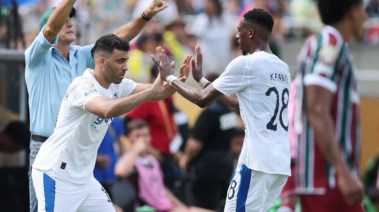  عبدالرزاق حمد الله خلال مشاركته مع الهلال بالمونديال
