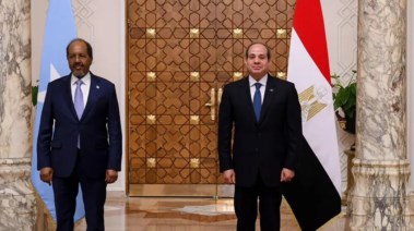 الرئيس السيسي ونظيره الصومالي
