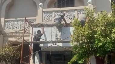 تطوير شارع إبراهيم بمنطقة الكوربة