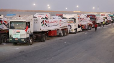 إدخال المساعدات لغزة