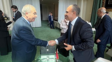 وزير الخارجية المصري ونائب رئيس وزراء لبنان