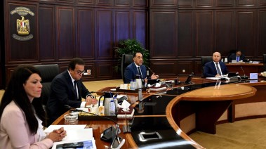 رئيس الوزراء مصطفى مدبولي خلال اجتماع الحكومة اليوم