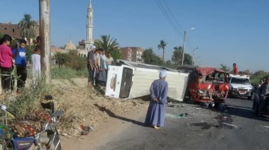حادث طريق كوبري الدالي