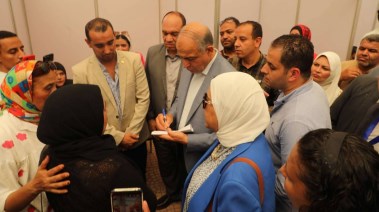 افتتاح الملتقي التوظيفي الخامس بالمنيا 