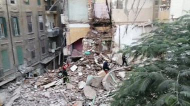 انهيار عقار بالإسكندرية - أرشيفية