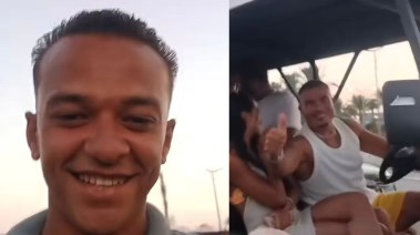 الشاب مع عمرو دياب