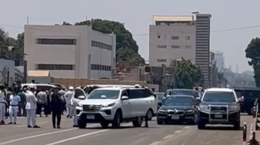 خروج جثمان مدير أمن الوادي الجديد من مسجد الشرطة
