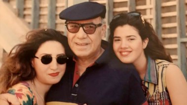 رانيا فريد شوقي ووالدها