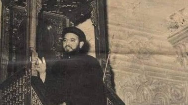  القمص بطرس الجبلاوي على منبر مسجد العباسي في بورسعيد