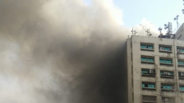 جانب من الحريق 