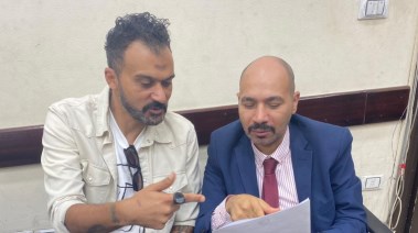 ابراهيم سعيد والمحامي محمد رشوان 