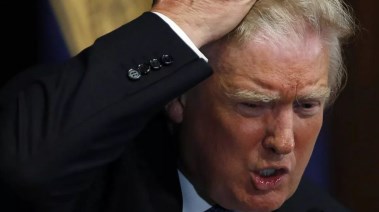 الرئيس الأمريكي، دونالد ترامب