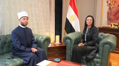 وزيرة التضامن الاجتماعي مايا مرسي، ووزير الأوقاف أسامة الأزهري