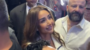 هنا الزاهد من العرض الخاص لفيلم الشاطر