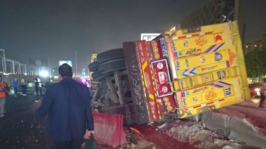 حادث الطريق الدائري بالبساتين