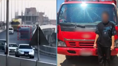المتهم بالسير عكس الاتجاه في بنها 