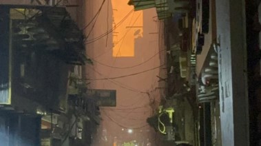 حريق درب أية بالموسكي 