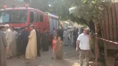 موقع المنزل المنهار