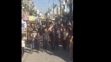 مظاهرة بمخبم النصيرات