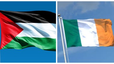 علم إيرلندا وفلسطين