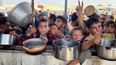 التجويع في غزة - أرشيفية 