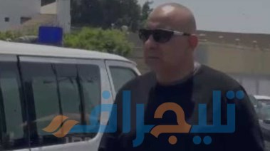 محسن منصور في عزاء خالة أحمد أمين