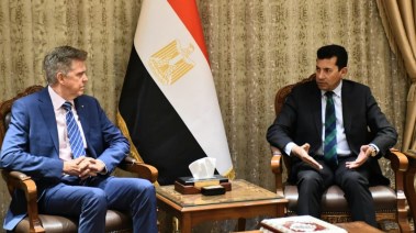 اجنماع وزير الشباب والرياضة