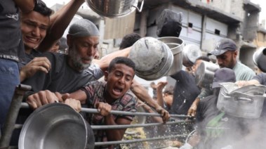 المجاعة في غزة نتيجة الحصار الإسرائيلي
