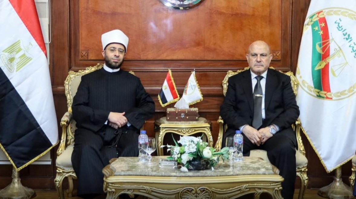  وزير الأوقاف أسامة الأزهر برفقة رئيس هيئة النيابة الإدارية المستشار محمد الشناوي