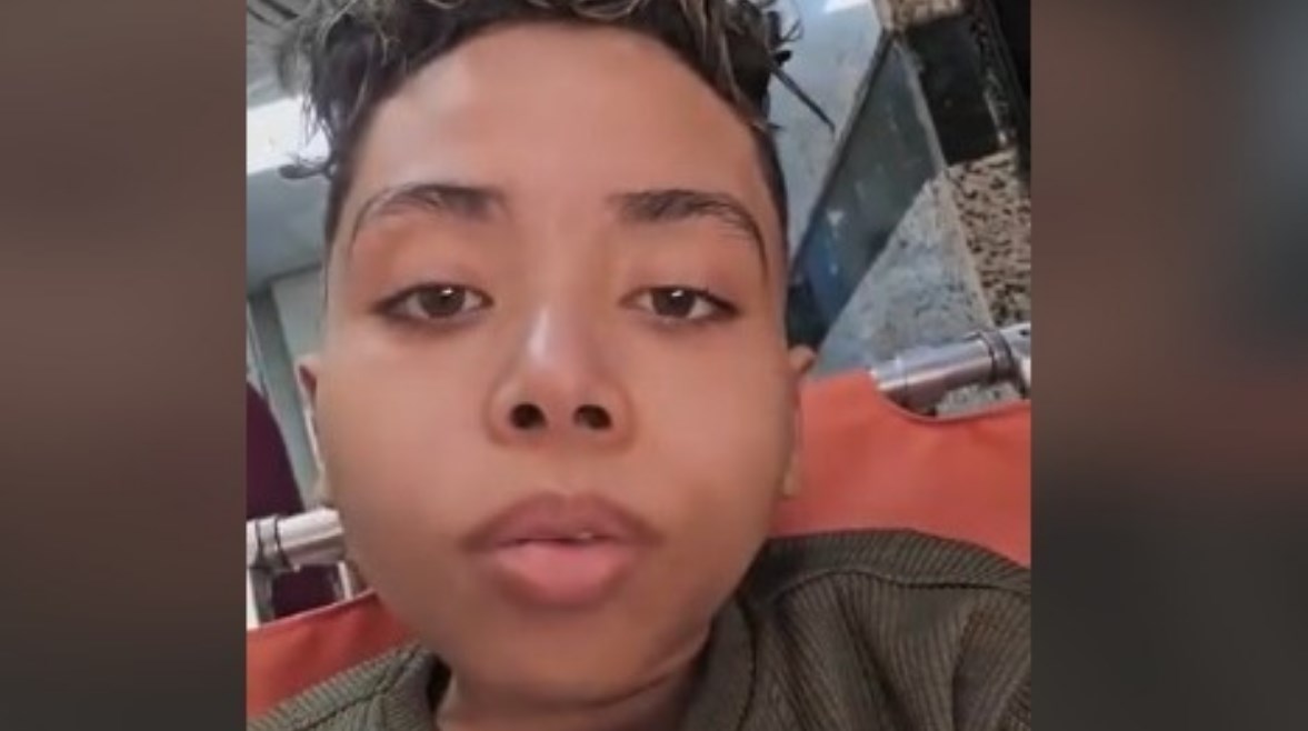 صورة من الفيديو المتداول صورة من الفيديو المتداول