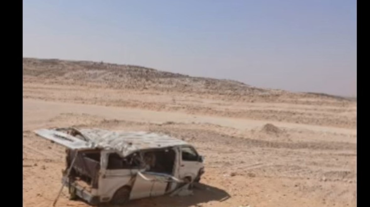 جانب من الحادث جانب من الحادث