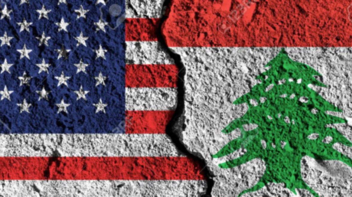 علما لبنان وأمريكا علما لبنان وأمريكا