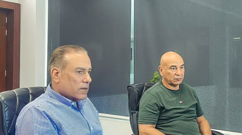 الجهاز الفني لمنتخب مصر الأول بقيادة حسام حسن